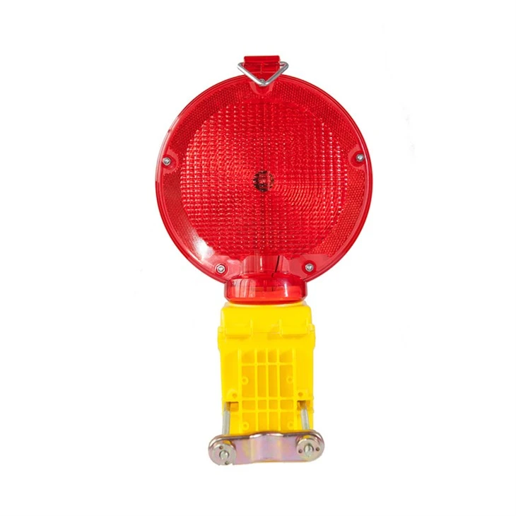 Solar-powered Traffic Cone Warning Light